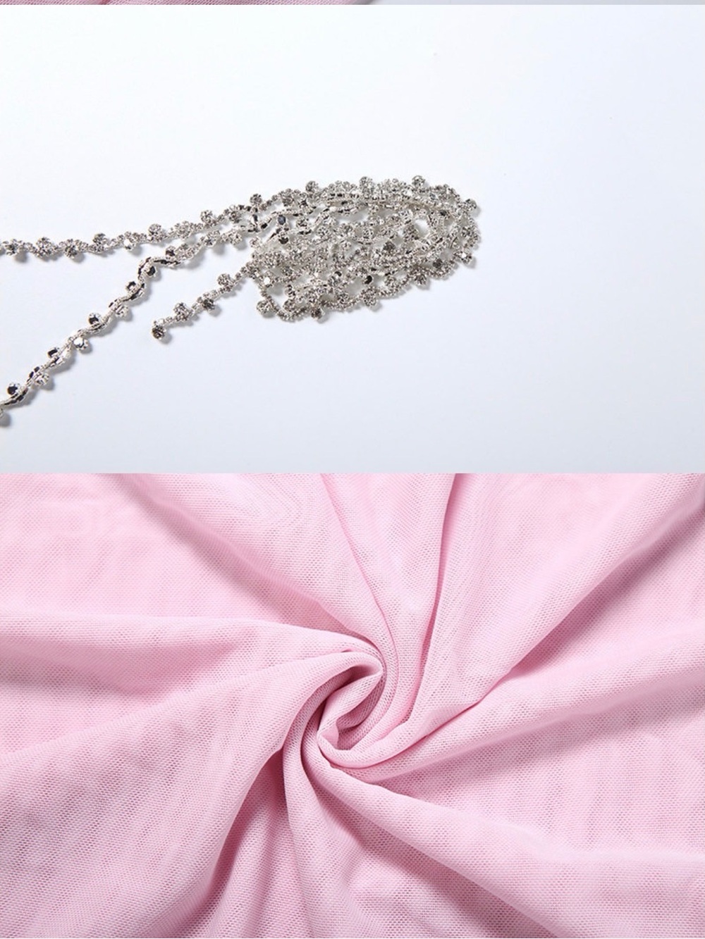 A Classy Chic Boutique Sheer Pale Pink Evening Gown - Picture 13 of 14